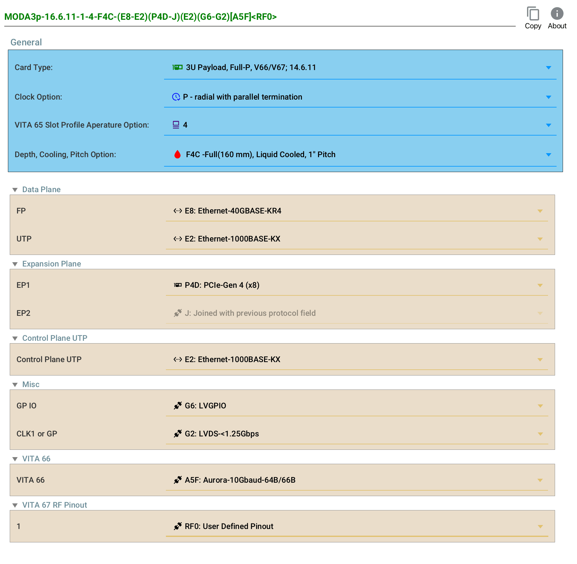 AMPS Whiz showing a parsed valid AMPS string