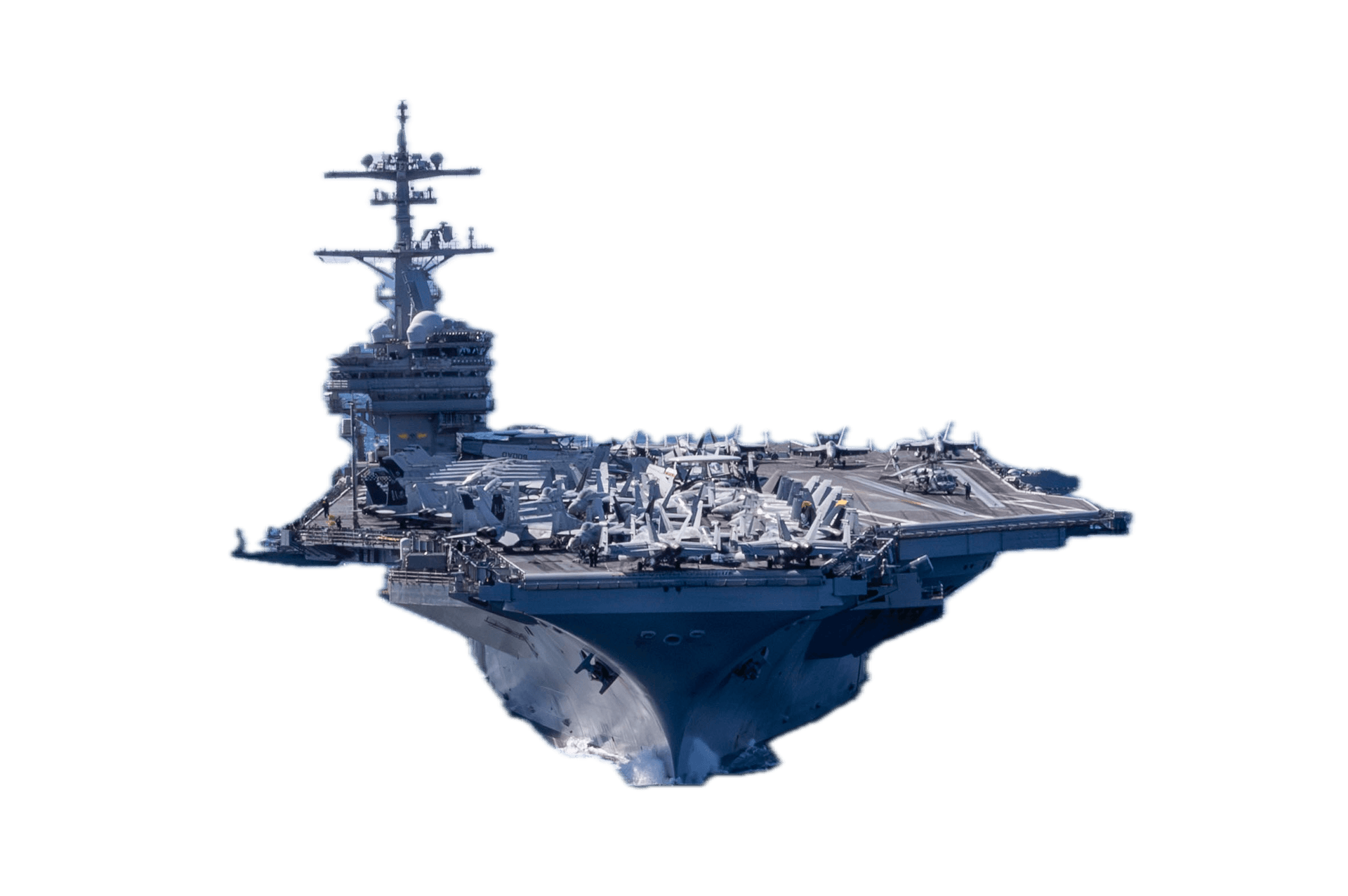 Naval vessel representing complex interconnected systems